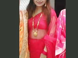 I am back howz my look in red hot saree