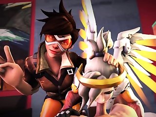 These 3D Horny Heroes with Huge Round Titty Loves a Big Cock