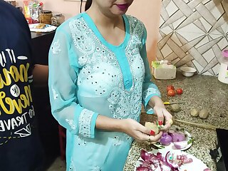 Desi Indian mega-bitch cheats vulnerable hubby with firm-core blow-job & sloppy chat