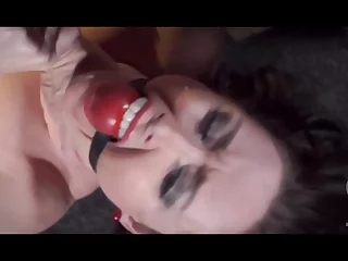 Christina Carter cosplays superhero in super-hot lesbian scene
