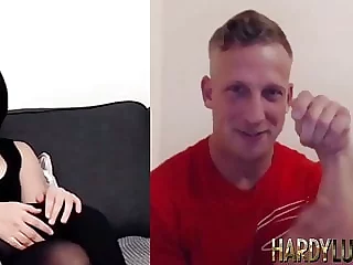 British MILF double webcam pussy have fun and jerking off