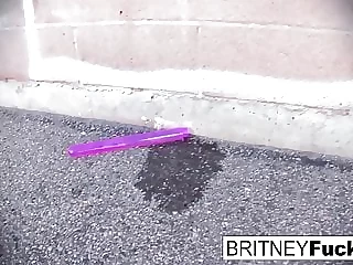 Purple Hair Pussy eater Britney tastes Marie's red haired