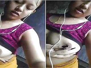Exclusive- Sexy Nepali Girl Showing Her Boobs...