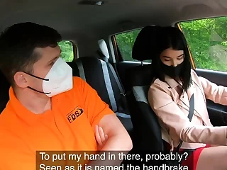Fake Driving School Lady Dee bj's instructors cock