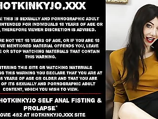 Sexy Hotkinkyjo self anal fisting & prolapse
