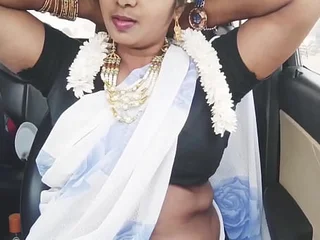 Scorching Silk & Telugu Super-fucking-hot apropos Indian Bhabi's Over-long Drive for a Steaming Smashing