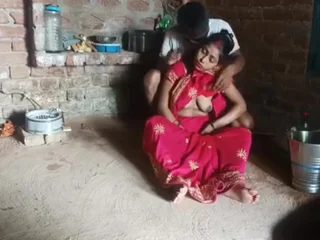 Beautiful Indian 18-year-old Bhabhi Ki Chudai gives first-time blowjob to say no to new go steady with in Hindi