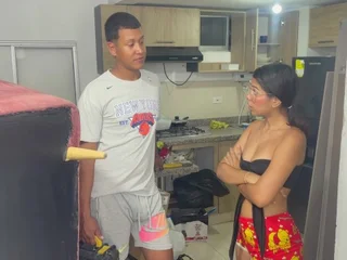 Saraymike's taut butt gets wrecked off out of one's mind my rigid knob in interchange be expeditious for a brand-new room