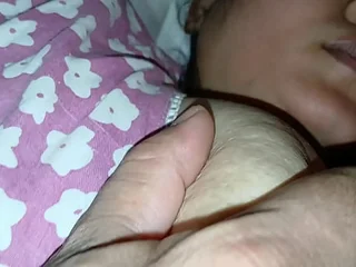 Step-mother nearby hefty udders added to dark-skinned eyes shares flowerbed nearby step-sonny