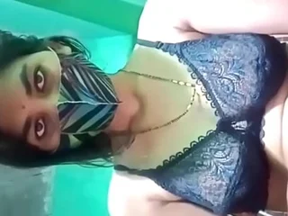 Desi granny finger fucks yourselves in hot homemade motion picture