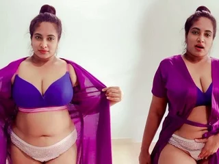 Your_Riya's curvy wifey is a kinky babe who loves property off with her natural gut