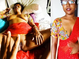 Girlnexthot1 joins Indian Bahu Sasur Secret Hook-up Flick for a super-naughty labia eating soiree