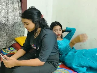 Hot Desi wife gets the brush tight Indian pussy pounded by Facking duo