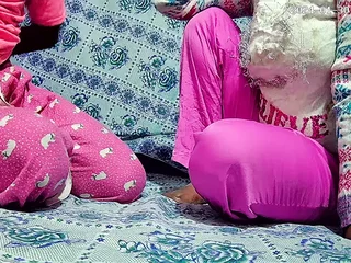 Stepmom and stepson get naughty in the chamber near a hot homemade twist