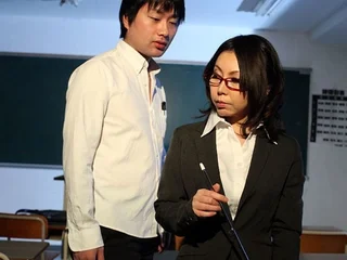 Observe naughty Chinese teacher Minami Kitagawa give say no to school dudes a super-naughty bj