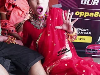 Indian Conduct oneself Mommy & Conduct oneself Sonny-in-law pummel each other's taut muffs in Hindi