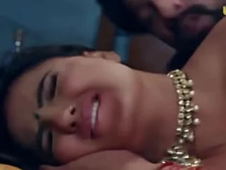 Desi Indian several quota lavish udders with the addition of hefty culo in nasty Ullu hook-up
