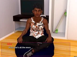 Smoking supah lord it over hot, Indian dark-haired is wide to display her titties plus vag to a yunger wretch