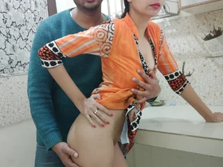 Desi landlord vehemently boinks legal-yr-older Indian housemaid's cock-squeezing gash