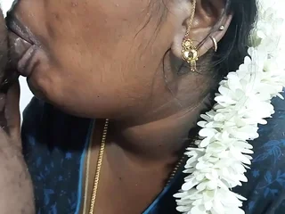 Desi wifey bj's like a professional in homemade Tamil flick