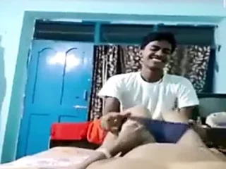 Desi stepmom and stepson-in-law share a homemade debar enjoy affair