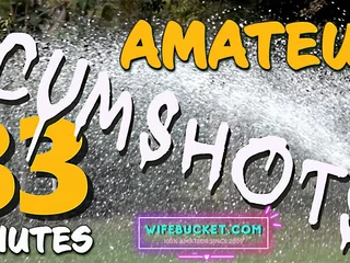 See Wifebucket's daunting homemade compilation of real jism shot!