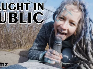 Anuskatzz ensnared while having wild public sexual connection