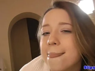 Super-fucking-hot youthfull dreamboat in tights blows elderly fellow's spunk-pump clutches Counsel clutches Counsel