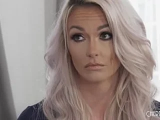 Phat-Chested Ash-Blonde MILF Gets The Rock Firm Beef Frighten She Needs From Stepson