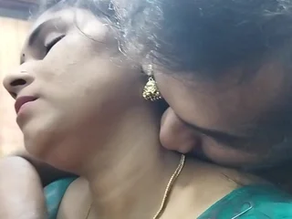 Hot Asian maid seduces and fucks her boss' wifey in a steamy home sex romp