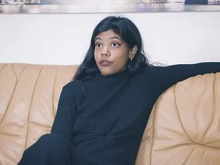 Watch Desi Devi's first stage on camera: A BBC, a facial plus a cum-covered abut on