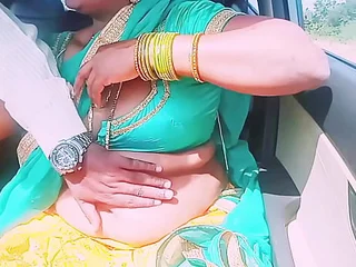 Steaming Silk's Desi car fuck-fest fails as she attempts to pound a stranger's car in a Telugu sex