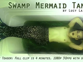 Lucy LaRue plays the commerce be worthwhile for a Swamp Mermaid Tank in a super-hot simply shot enjoyment