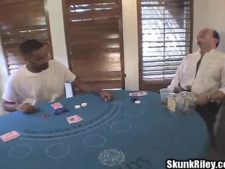 Kinky province play: Husband & Wifey deepthroating coupled with gender a blonde sulky slut, Skunk Riley, who loves beside swell up coupled with