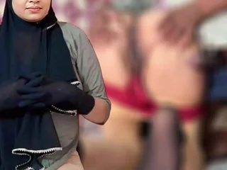 My stepsister's Muslim roommate Sonu moans as Huntress pounds her non-native behind