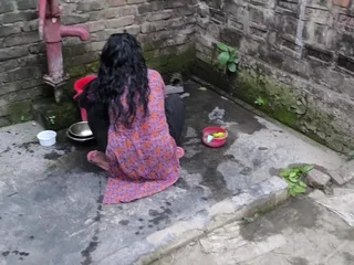 Stepmom gets a hot shower & more remote humping in the washroom with me overwrought her band together