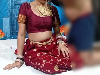 Desi couple's first-time wedding abstruse with a hot MMS video