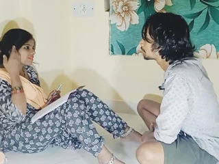 Stepmom and teacher go wild in hot homemade sex tape - talking, talking, talking!