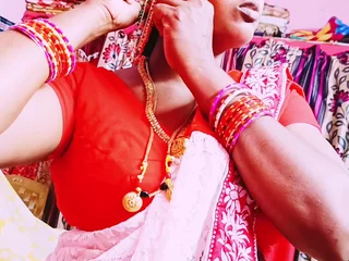 Desi and Nasty's Indian Cuckold Wifey Saree Housewife Hotwife Banged by Boyfriend's Guy