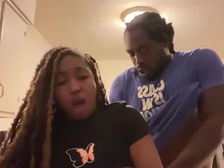 Fiji and Rich's super-steamy three-way: Fijii vs. Rich's BIG BLACK Flannel round the bum