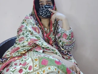 Real Desi Aunty and Step Sister have a steamy Hindi-style Hindi chat around their tight Indian pussy