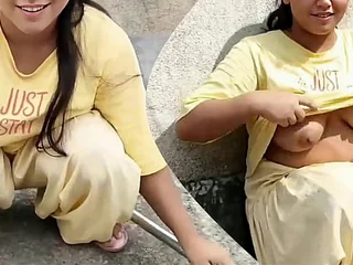 Vikash and Mona Ji's sizzling open-air escapade with a youthfull Desi bhabhi