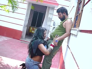 Desi BENGali Couple Harcore Butt-Poked & Ravaged Outdoors up a Homemade Vid