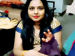 Sexynebbw, the Indian Desi maid, gets anxious by her landlord's discombobulate hard trouser snake