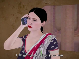 Indian Step-bro & Bhabhi get wet and wild almost a naughty babysitter roleplay