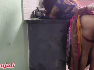 Anjali Aunty's tight pussy drips with cum while I throbbing her hard in the matter of Bhojpuri flavour