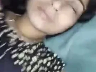 Watch Kolkata's massive melons caper as she gets her miserly pussy pounded in desi style