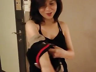 Chinese woman stripping